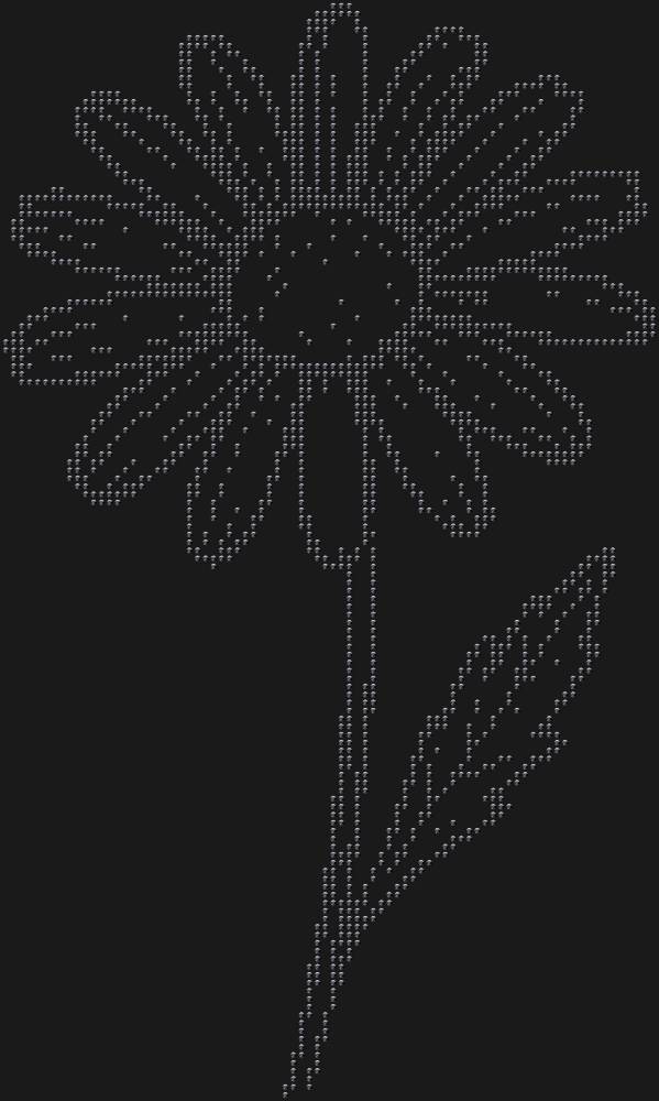 Трафарет Chamomile — RHT_CHAMOMILE1_SS16_JET_BLACK