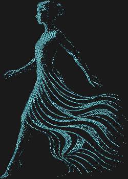 Шаблон «Женский силуэт», сотканный из 2909 искрящихся страз, оживает на вашей одежде, превращая каждую деталь в танец грации и света.