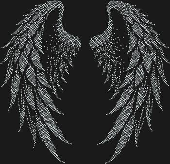 Крылья ангела, сияющие 4675 стразами, – это воплощение небесной красоты, призванное дарить вдохновение и лёгкость каждому вашему творению.