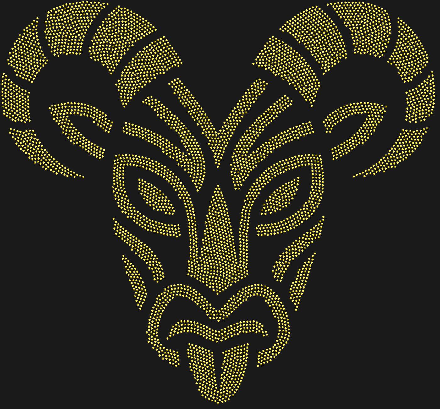 Трафарет Маска Баран — RAMMASK1