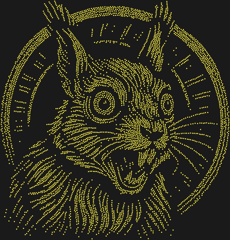 Трафарет Белка в колесе — RHT_SQUIRREL2_SS10_TOPAZ