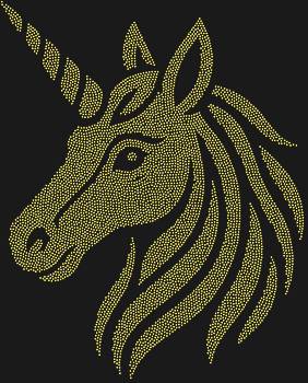 Рисунок из страз по номерам «Единорог» — это 5899 искрящихся мгновений, что превратят холст в мистическое сияние, полное грации и волшебства.