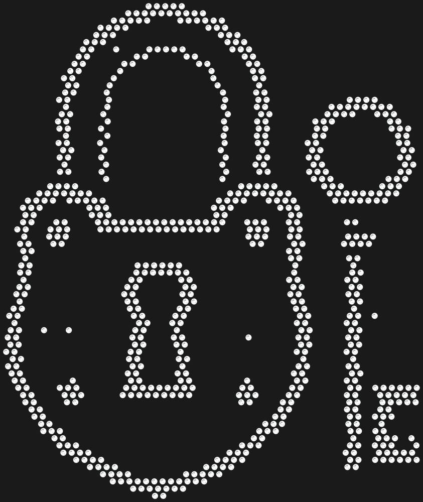 Трафарет Lock and key — RHT_LOCKKEY1_SS20_CRYSTAL_CLEAR