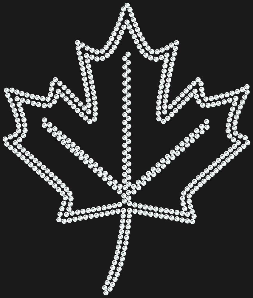 Трафарет Maple leaf — RHT_MAPLE1_SS10_CRYSTAL_CLEAR