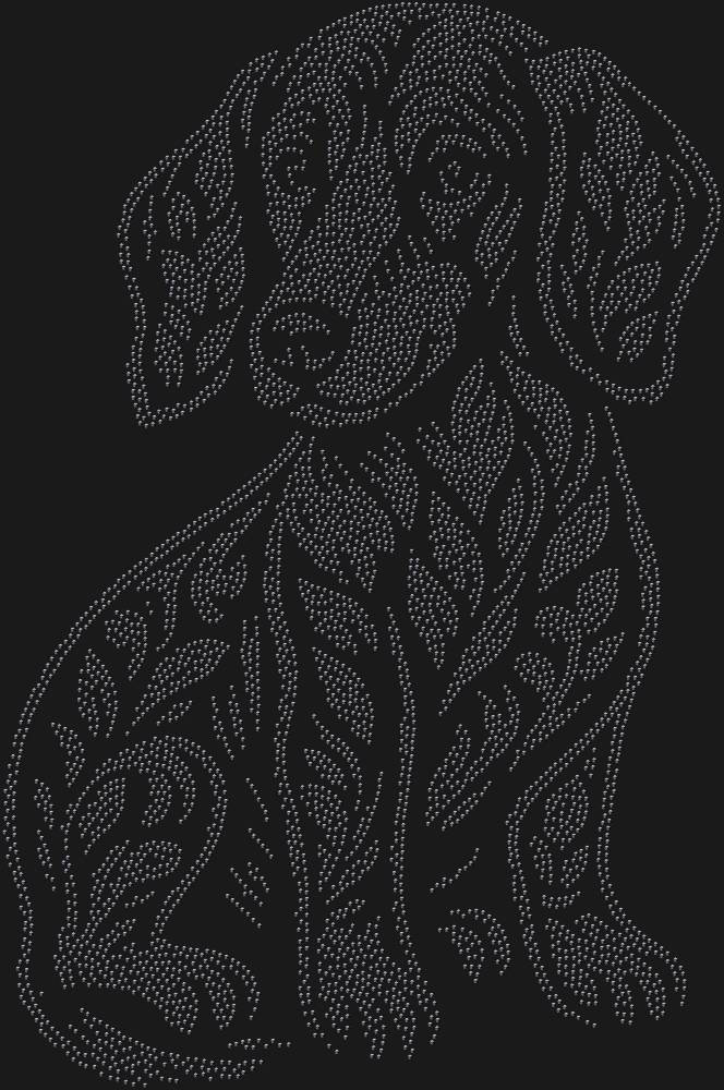 Трафарет Dachshund puppy — RHT_DACHSHUNDPUPPY1_SS5_JET_BLACK