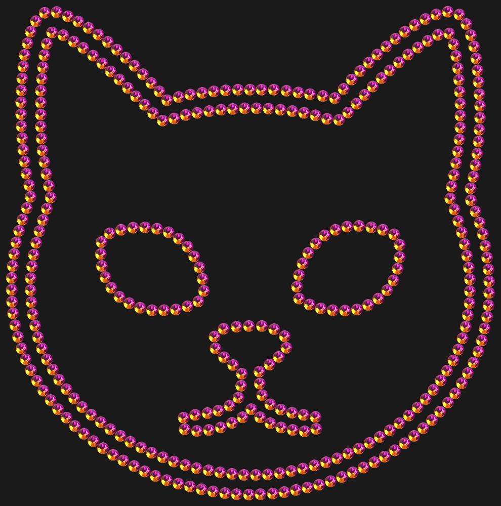 Трафарет Cat — RHT_CAT1_SS10_RAINBOW