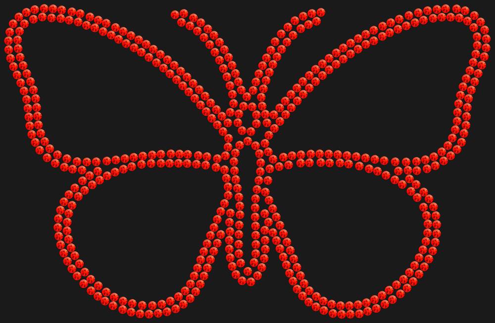 Трафарет Butterfly — RHT_BUTTERFLY1_SS16_LT_SIAM
