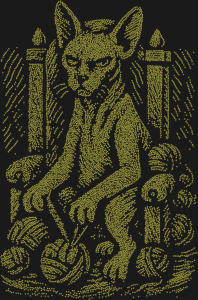 Трафарет Emperor Cat — RHT_CATEMPEROR1_SS8_TOPAZ