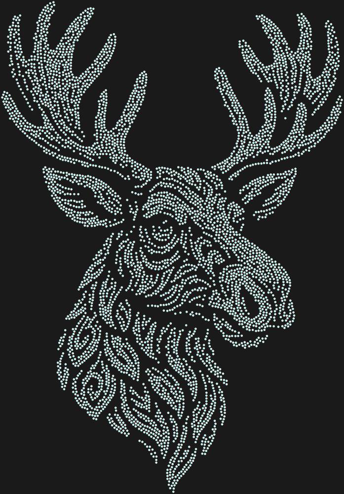 Трафарет Лось — RHT_ELK1_SS20_CRYSTAL_AB_DMC