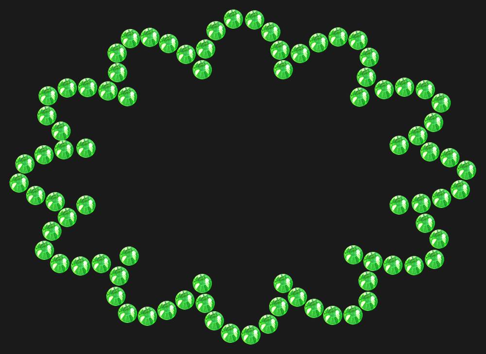 Трафарет Mini cloud — RHT_CLOUD2_SS16_LT_PERIDOT
