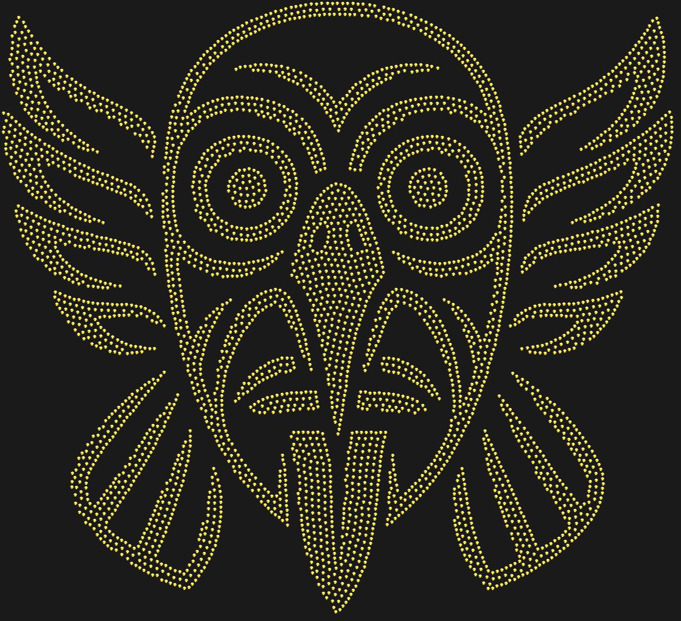 Трафарет Маска Человек-птица Меланезии — BIRDMANMASK1