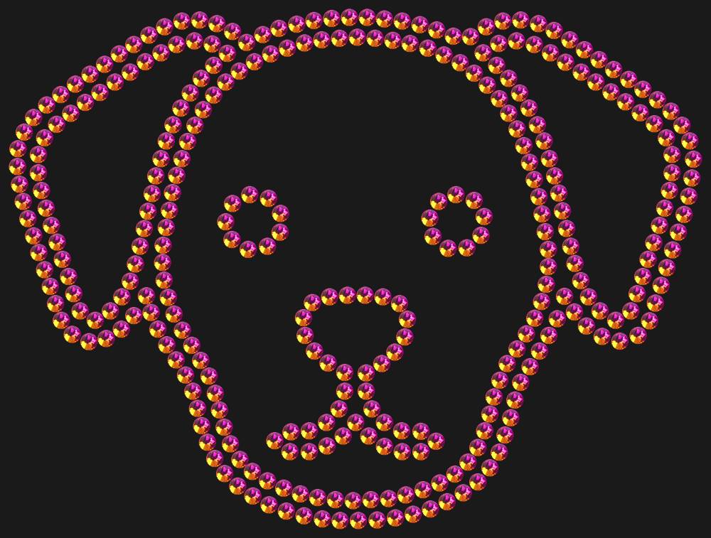 Трафарет Dog — RHT_DOG4_SS10_RAINBOW
