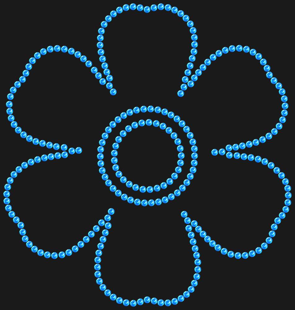 Трафарет Forget-me-not — RHT_FLOWER3_SS16_LT_SAPPHIRE