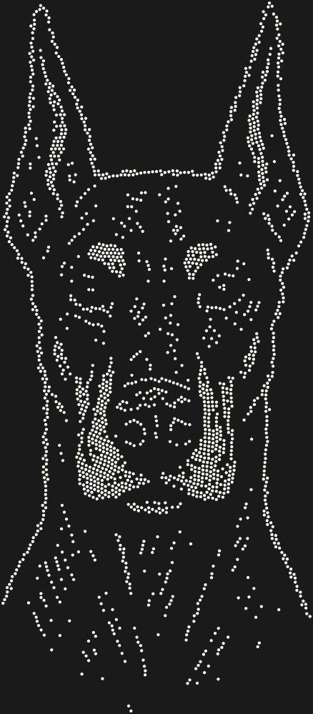 Трафарет Doberman — RHT_DOBERMAN1_SS16_CRYSTAL_AB