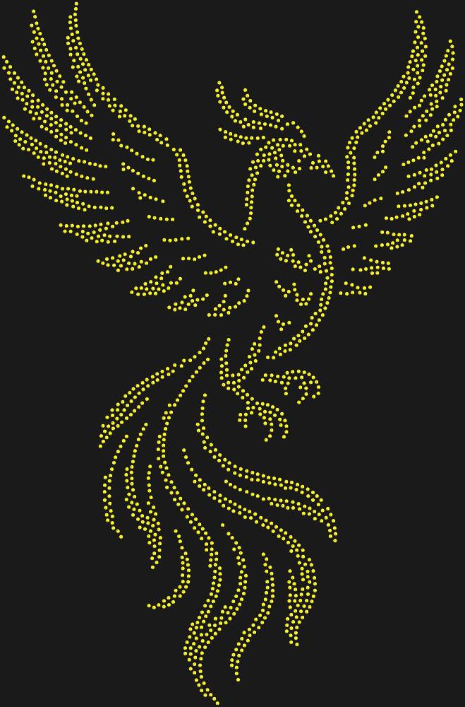 Трафарет Phoenix bird — RHT_FENIX1_SS10_OLIVE