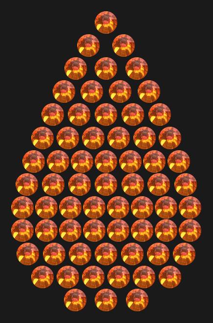 Трафарет Mini drop — RHT_DROP1_SS16_RED_VOLCANO