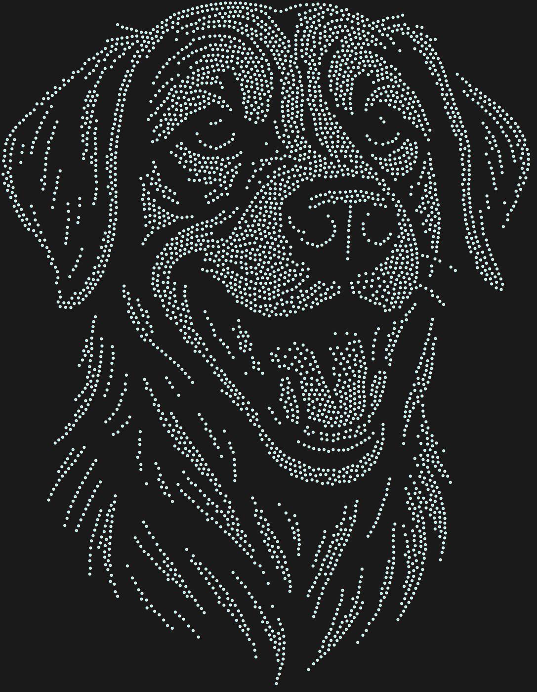 Трафарет Дружелюбная собака — DOG8