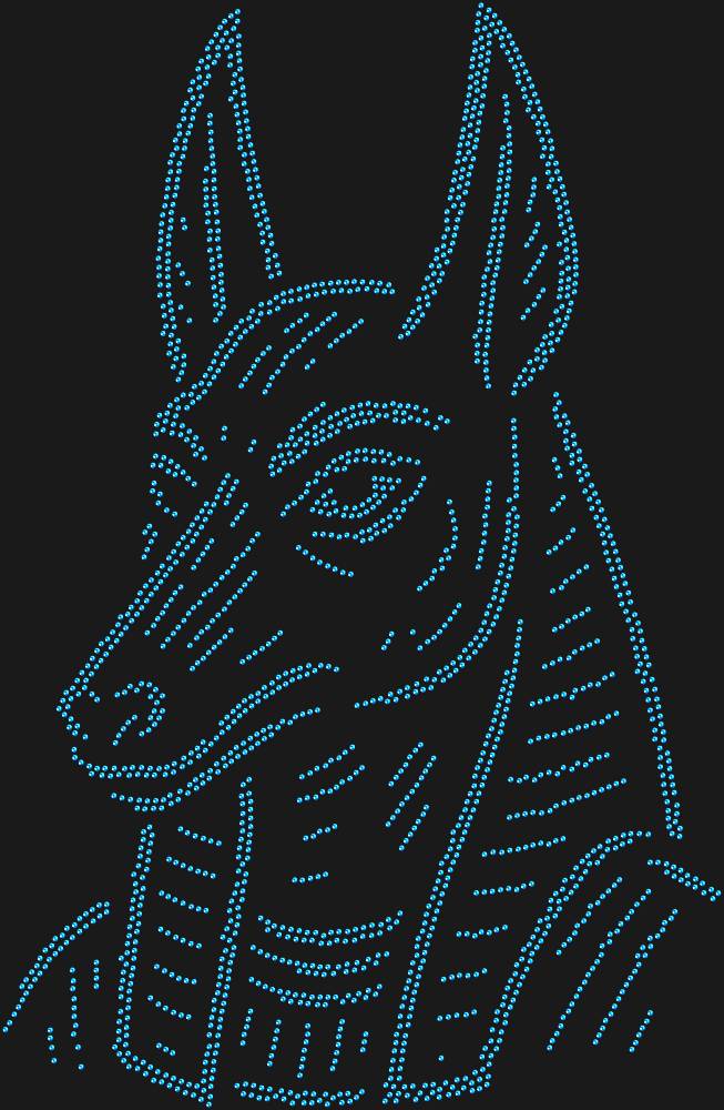 Трафарет Anubis — RHT_ANUBIS1_SS16_SAPPHIRE