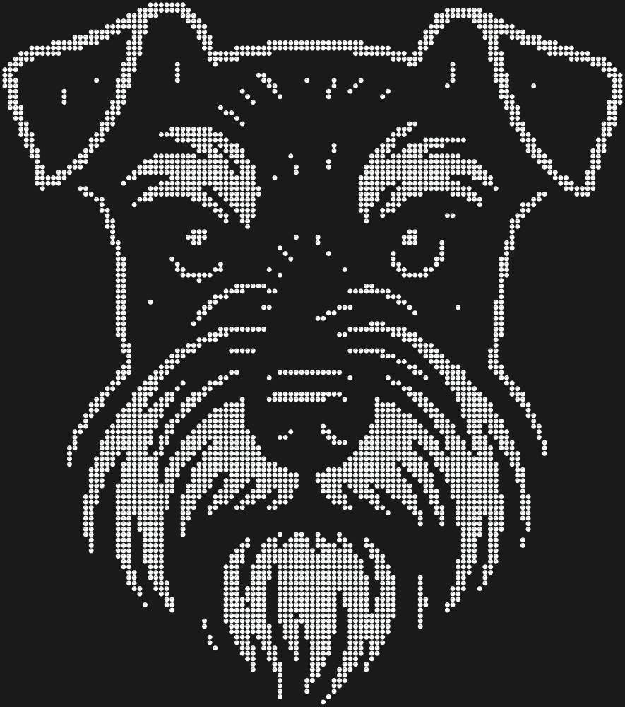 Трафарет Miniature Schnauzer — RHT_DOG1_SS16_CRYSTAL_CLEAR