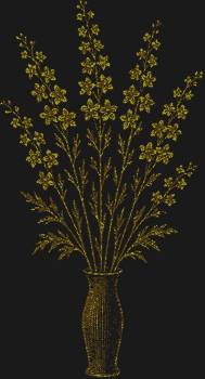 Рисунок из страз «Букет из дельфиниумов», оживший благодаря 11772 мерцающим искрам, перенесёт вас в летний сад, где ветерок ласкает нежные лепестки, а краски танцуют в солнечном свете.