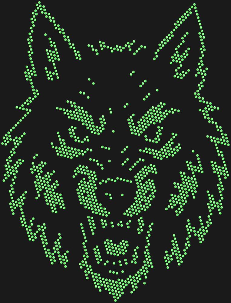 Трафарет Wolf — RHT_WOLF1_SS16_LT_PERIDOT