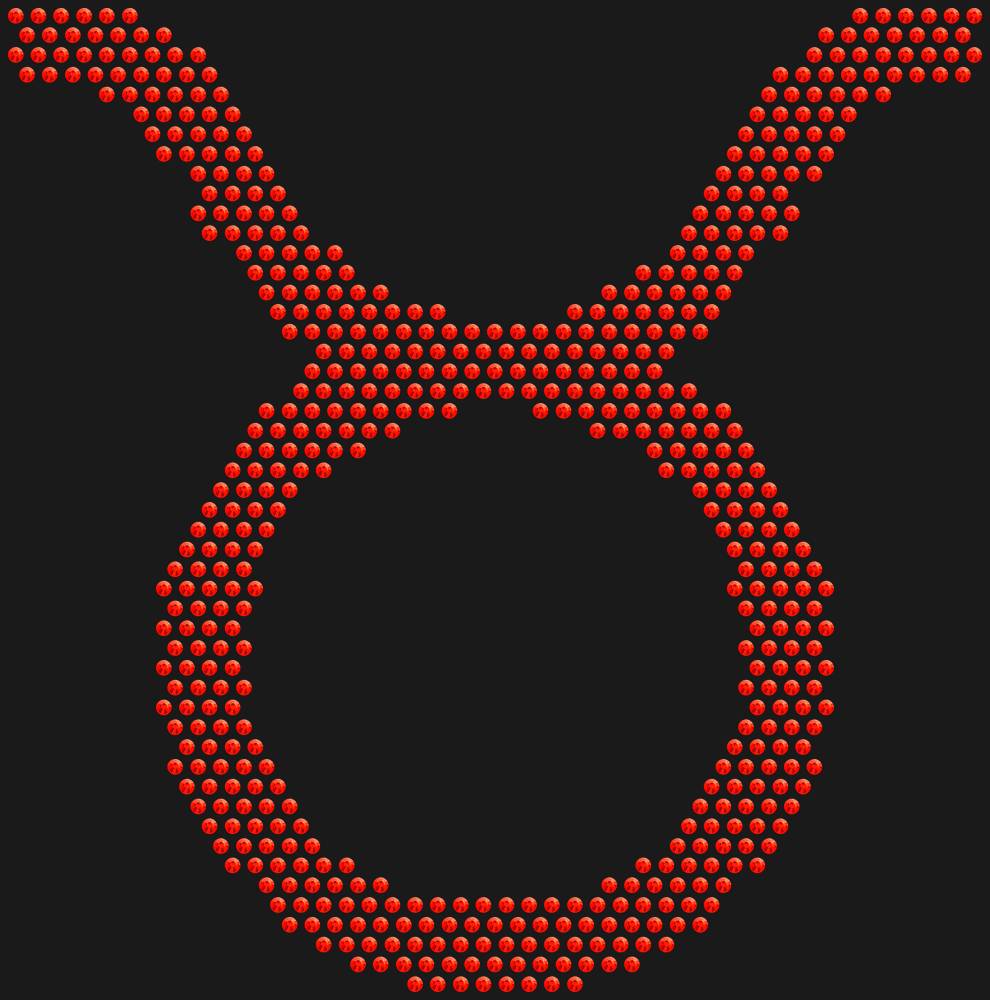 Трафарет Taurus zodiac sign — RHT_ZODIACTAURUS1_SS10_LT_SIAM
