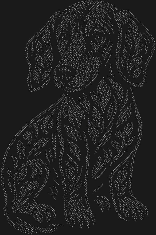 Трафарет Dachshund puppy — RHT_DACHSHUNDPUPPY1_SS4_JET_BLACK