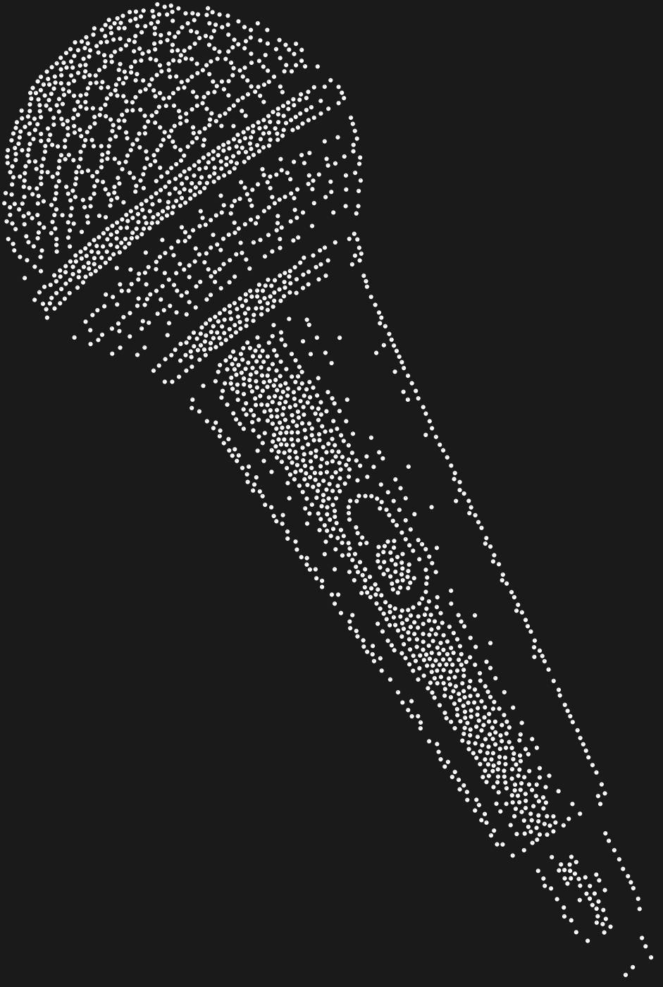 Трафарет Микрофон — MICROPHONE1