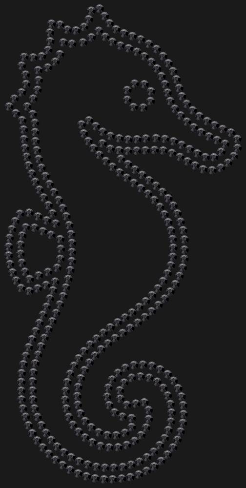 Трафарет Seahorse — RHT_SEAHORSE1_SS16_JET_BLACK