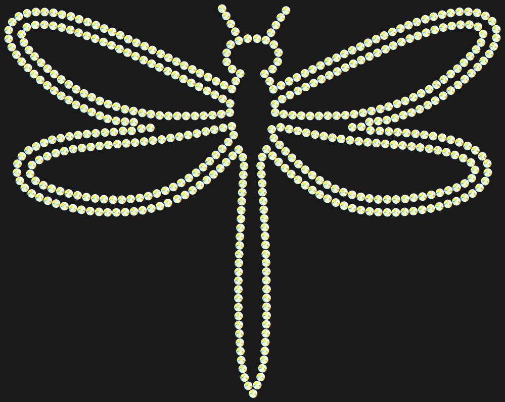 Трафарет Dragonfly — RHT_DRAGONFLY1_SS10_CRYSTAL_AB