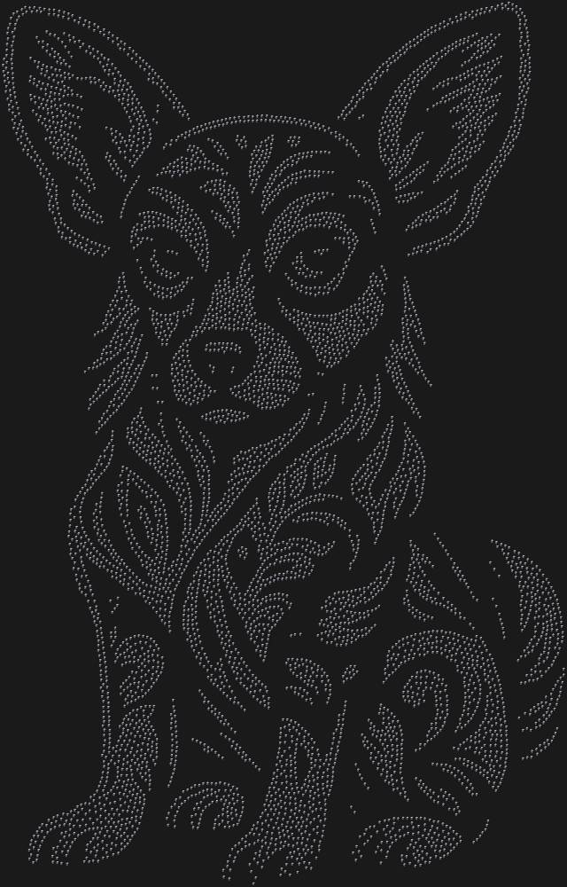 Трафарет Чихуахуа — RHT_CHIHUAHUA1_SS6_JET_BLACK