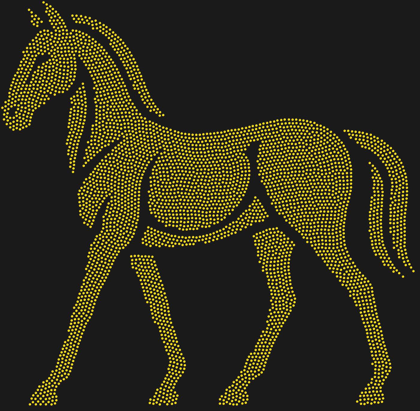 Трафарет Лошадь — HORSE10