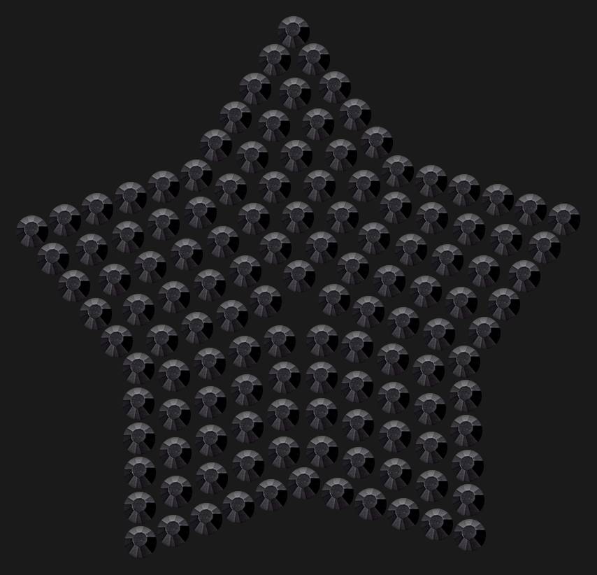 Трафарет Compact star — RHT_STAR2_SS16_JET_BLACK