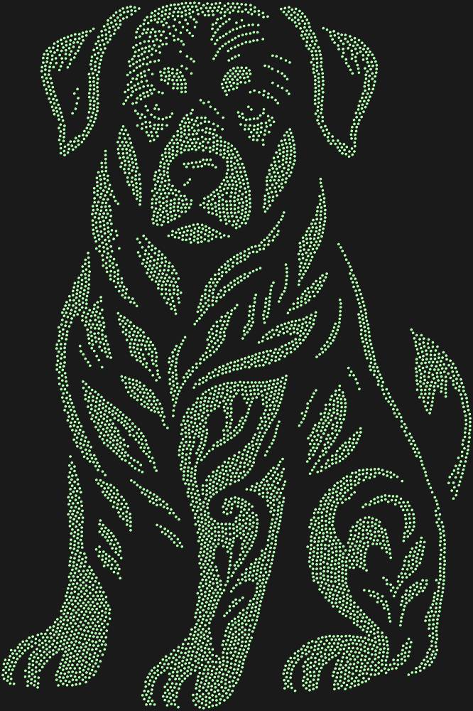 Трафарет Rottweiler — RHT_ROTTWEILER1_SS4_LT_PERIDOT