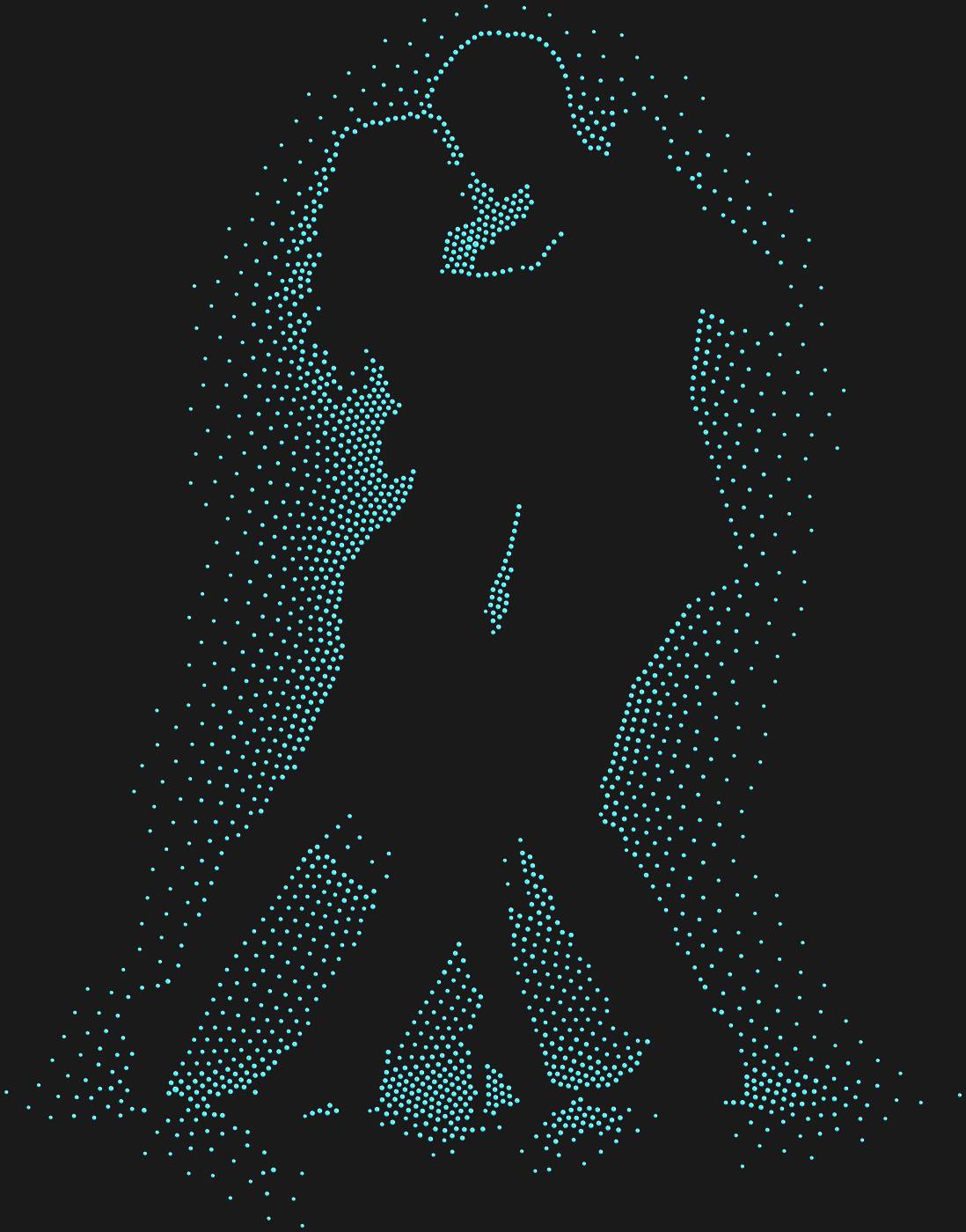 Трафарет Танцующая пара — DANCERSILHOUETTE1