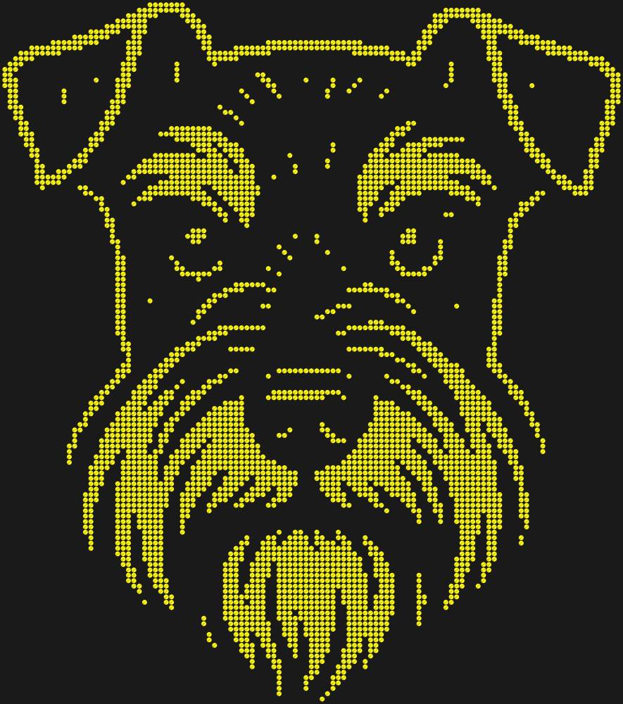 Трафарет Miniature Schnauzer — RHT_DOG1_SS16_CITRINE
