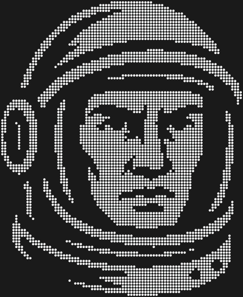 Трафарет Astronaut — RHT_COSMONAUT1_SS10_CRYSTAL_CLEAR