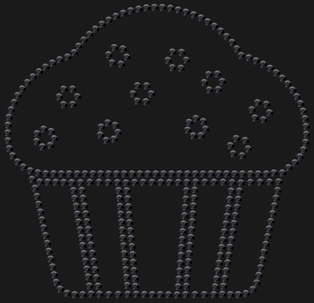 Трафарет Muffin — RHT_CAKE1_SS16_JET_BLACK
