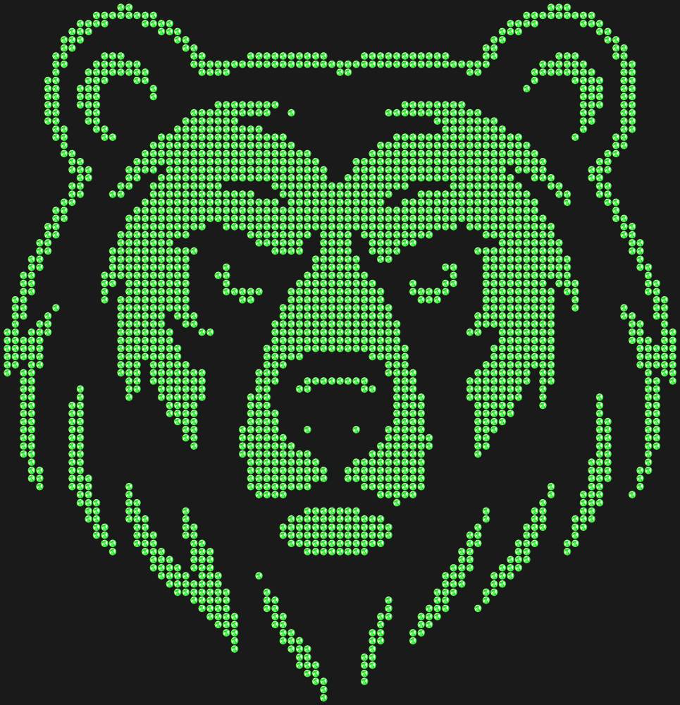 Трафарет Bear — RHT_BEAR1_SS10_LT_PERIDOT