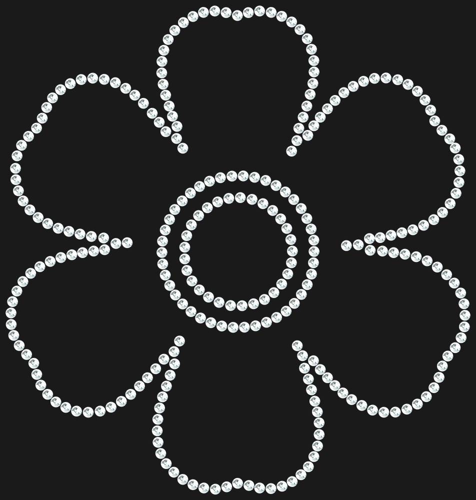 Трафарет Forget-me-not — RHT_FLOWER3_SS20_CRYSTAL_CLEAR