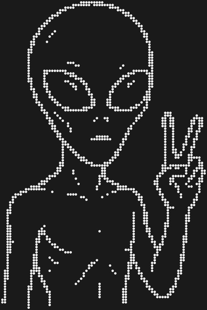 Трафарет Alien — RHT_UFO4_SS16_CRYSTAL_CLEAR