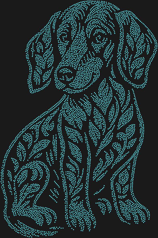 Трафарет Dachshund puppy — RHT_DACHSHUNDPUPPY1_SS5_LT_SAPPHIRE