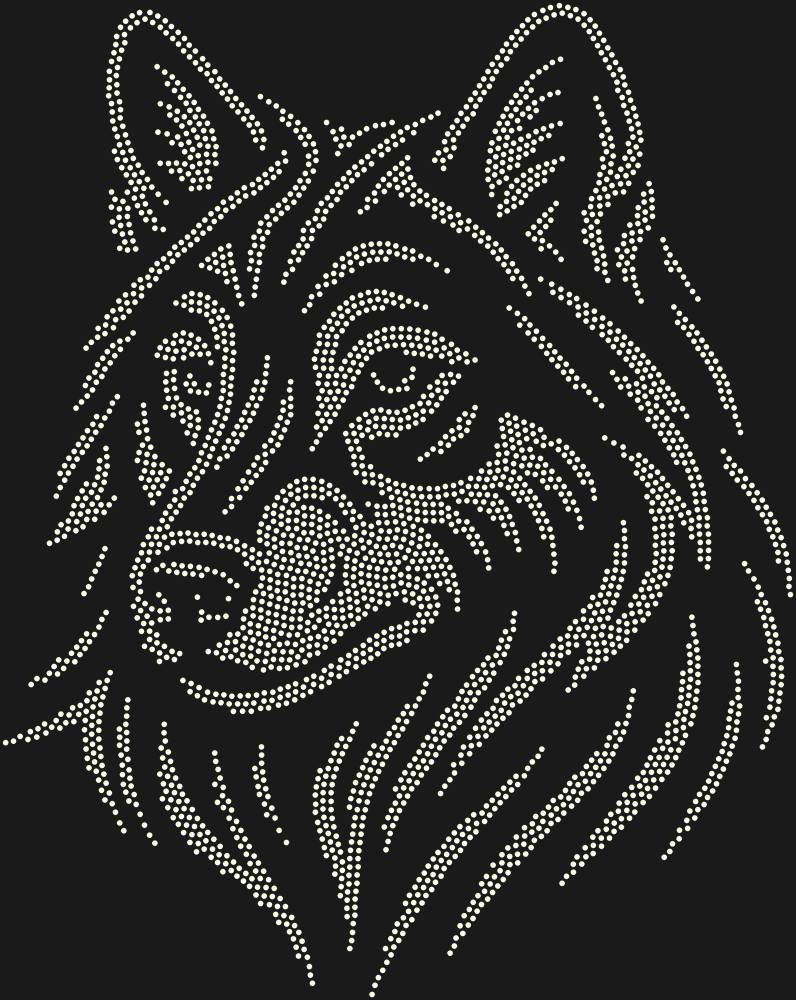 Трафарет Wolf — RHT_WOLF2_SS10_CRYSTAL_AB