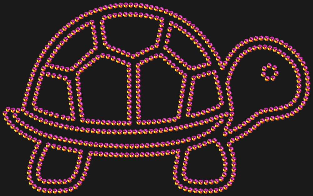 Трафарет Turtle — RHT_TURTTLE1_SS10_RAINBOW