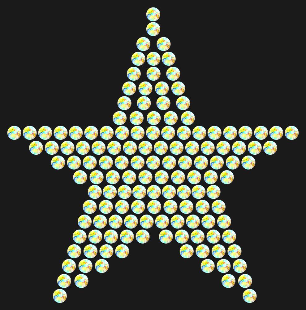 Трафарет Mini Star Classic — RHT_STAR3_SS20_CRYSTAL_AB