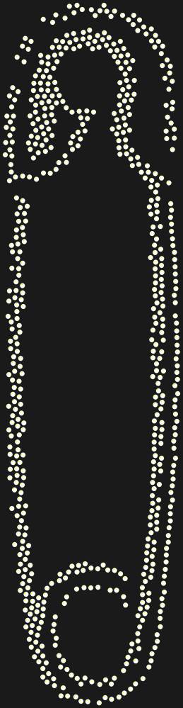 Трафарет Safety pin — RHT_SAFETYPIN1_SS6_CRYSTAL_AB