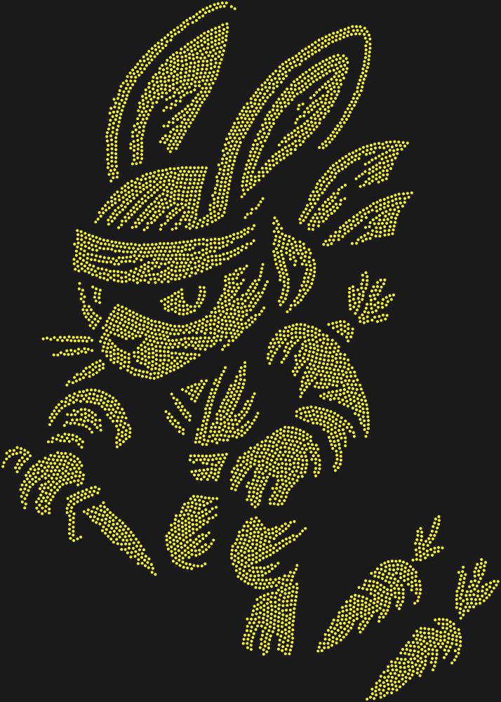 Трафарет Ninja bunny — RHT_RABBITNINJA1_SS8_CITRINE