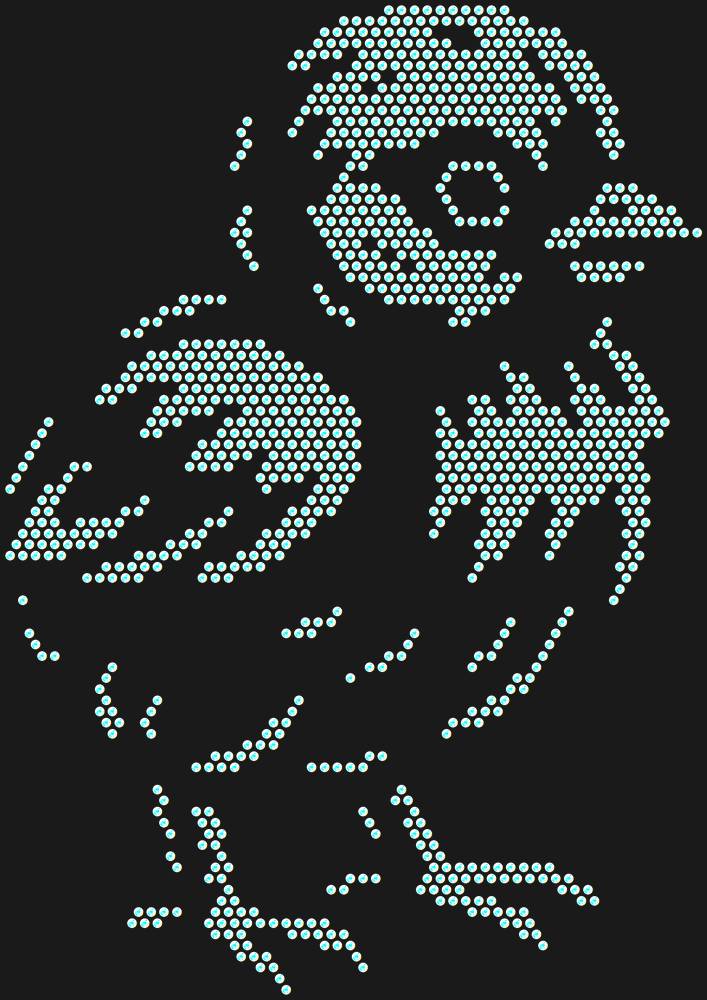 Трафарет Chick — RHT_CHICK1_SS6_CRYSTAL_AB_DMC