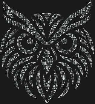 Рисунок из страз Маска Сова-Филин - Северная Америка, сияющая 4592 стразами, раскроет на холсте мистическую мудрость ночного охотника, чей взгляд пронзает тайны древних лесов.