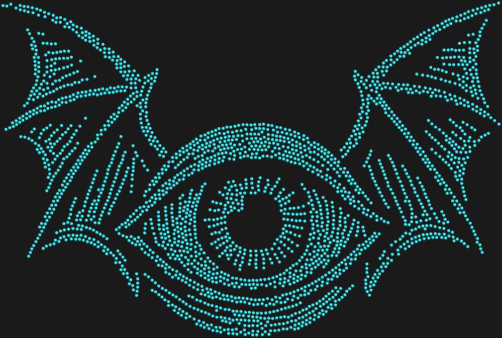Трафарет Летучий глаз — RHT_FLIGHTEYE1_SS16_AQUAMARINE